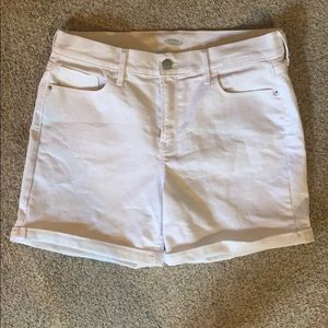 Old Navy White denim stretch shorts